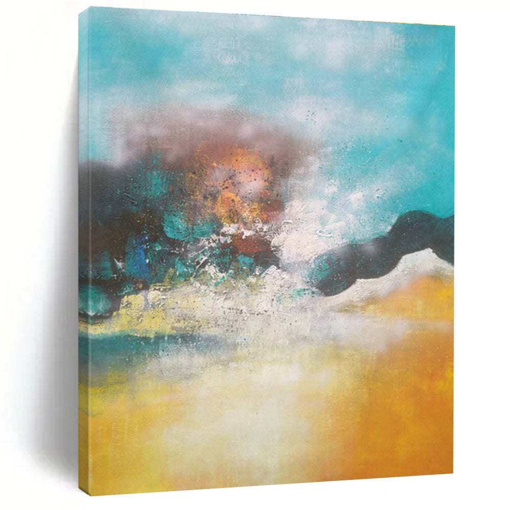 Custom Abstract Canvases for Bedroom and Dining Room DLZ0771