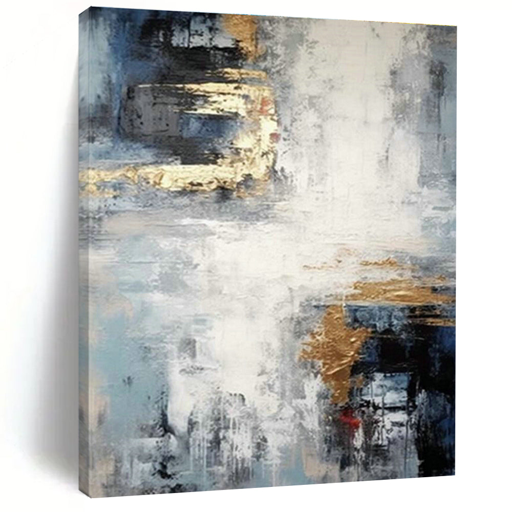 Customization of Large - sized Hand - Painted Abstract Paintings for Dining Room, Create a Pleasant Dining Atmosphere DLZ0366