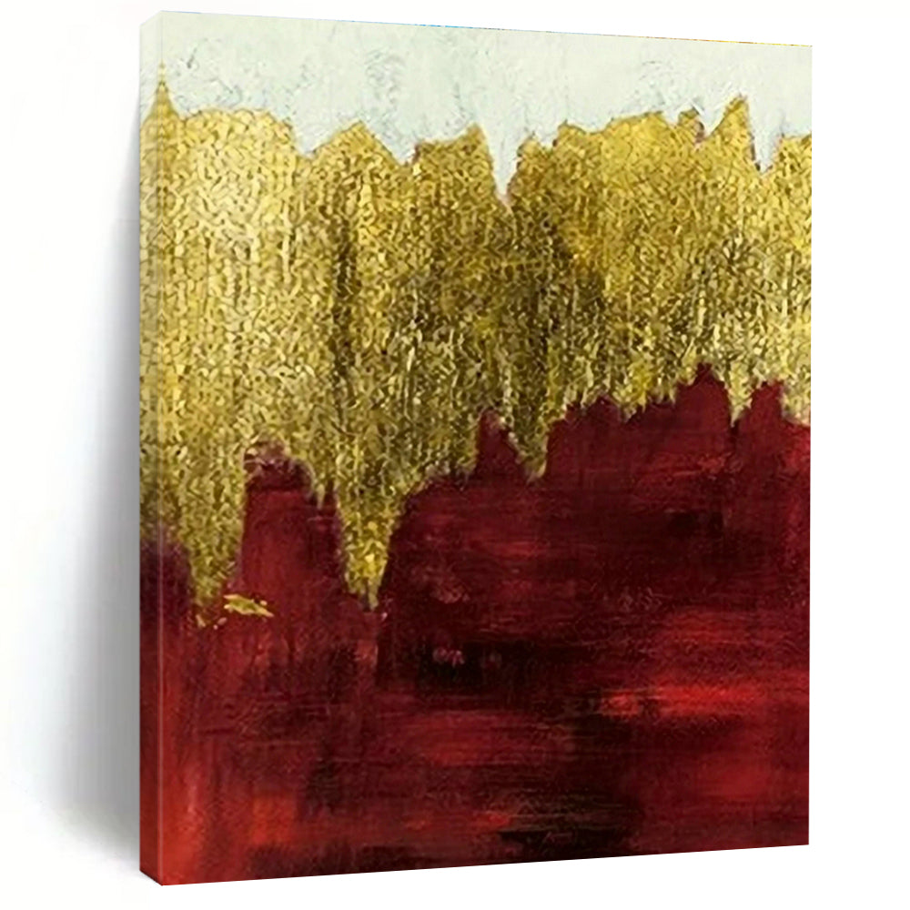Extra - Large Custom Hand - Painted Abstract Art for Office & Entryway DLZ1346
