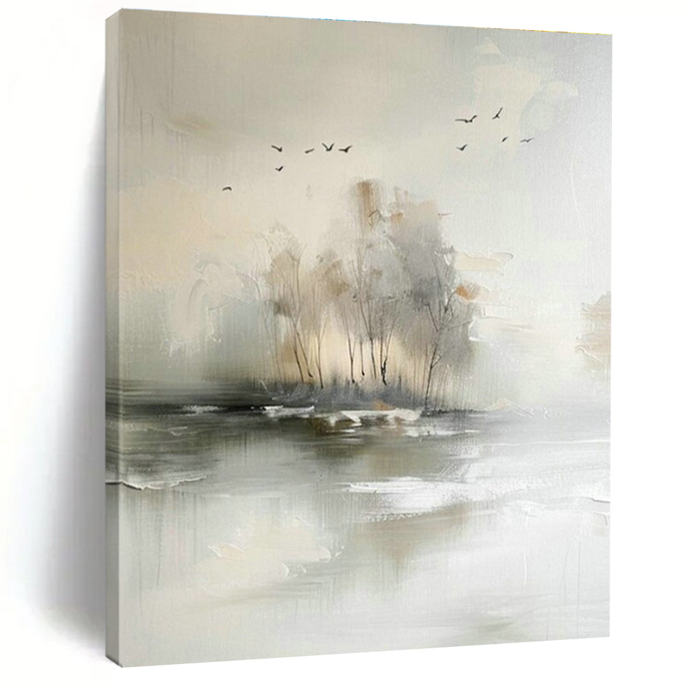 Handmade Abstract Wall Art for Dining Room and Entryway DLZ1470