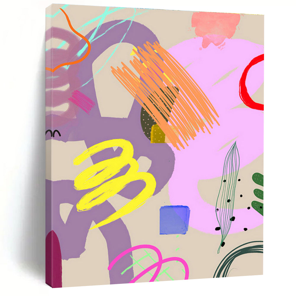 Custom Abstract Canvases for Bedroom and Dining Room DLZ0648