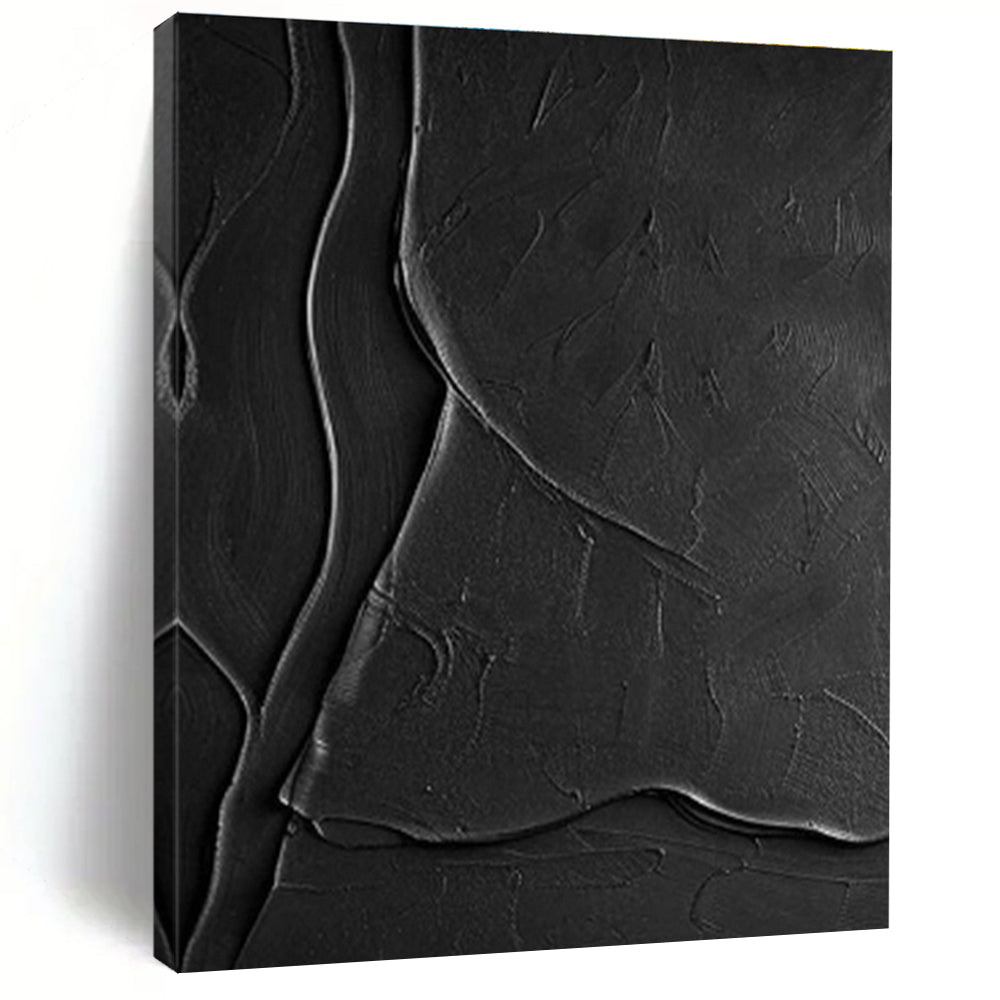 Oversized Custom Hand-Painted Abstract Canvas for Cottage Living Room Firewood Storage and Office Supply Cabinet Wall DLZ1970