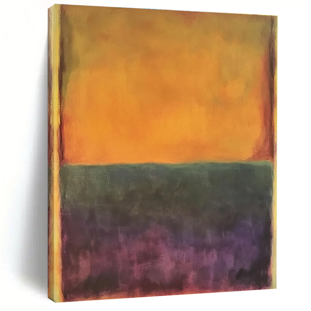 Orange Purple Gradient Abstract Painting GER837