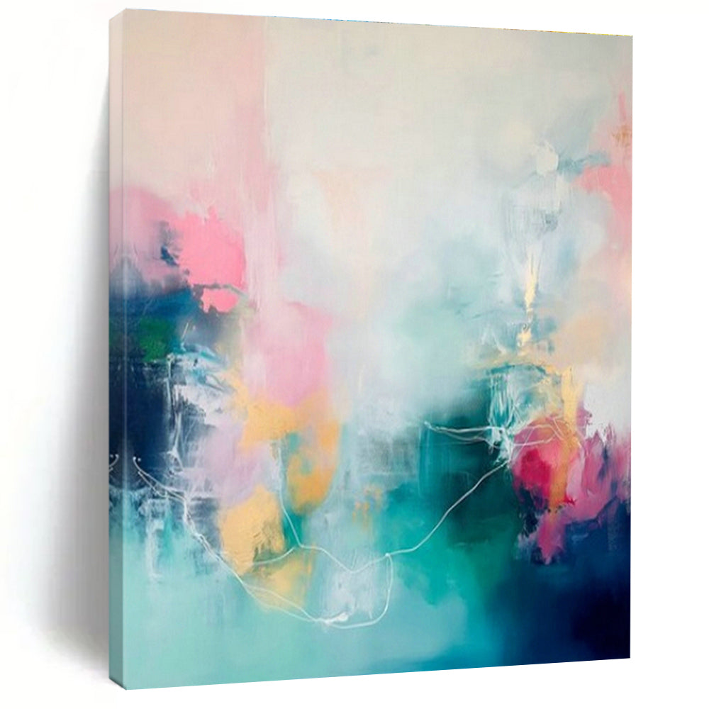 Humongous Custom-Sized Hand Painted Abstract Artwork for Entryway & Office DLZ2082