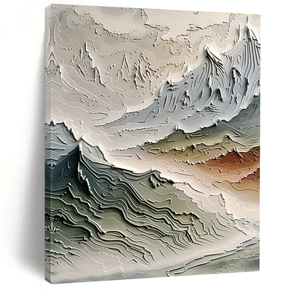 Custom-Made Large Abstract Wall Art for Office & Hallway DLZ0988