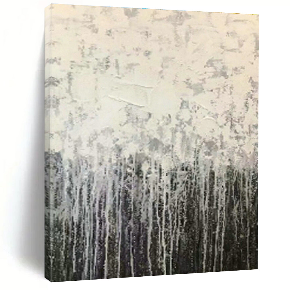 Hand - Painted Custom Abstract Canvases for Cottage Living Room Fireplace Screen Panels & Dining Room Buffet Cabinet Legs DLZ0890