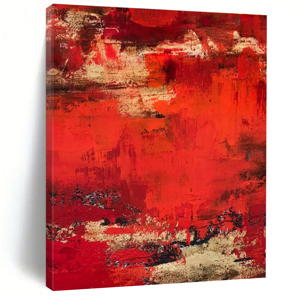 Oversized Abstract Hand - Painted Art for Entryway and Office DLZ0769