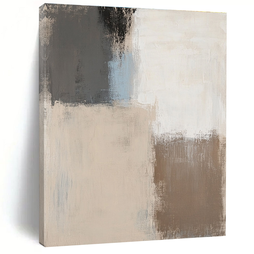Muted Tone Abstract Painting with Soft Textures GER702