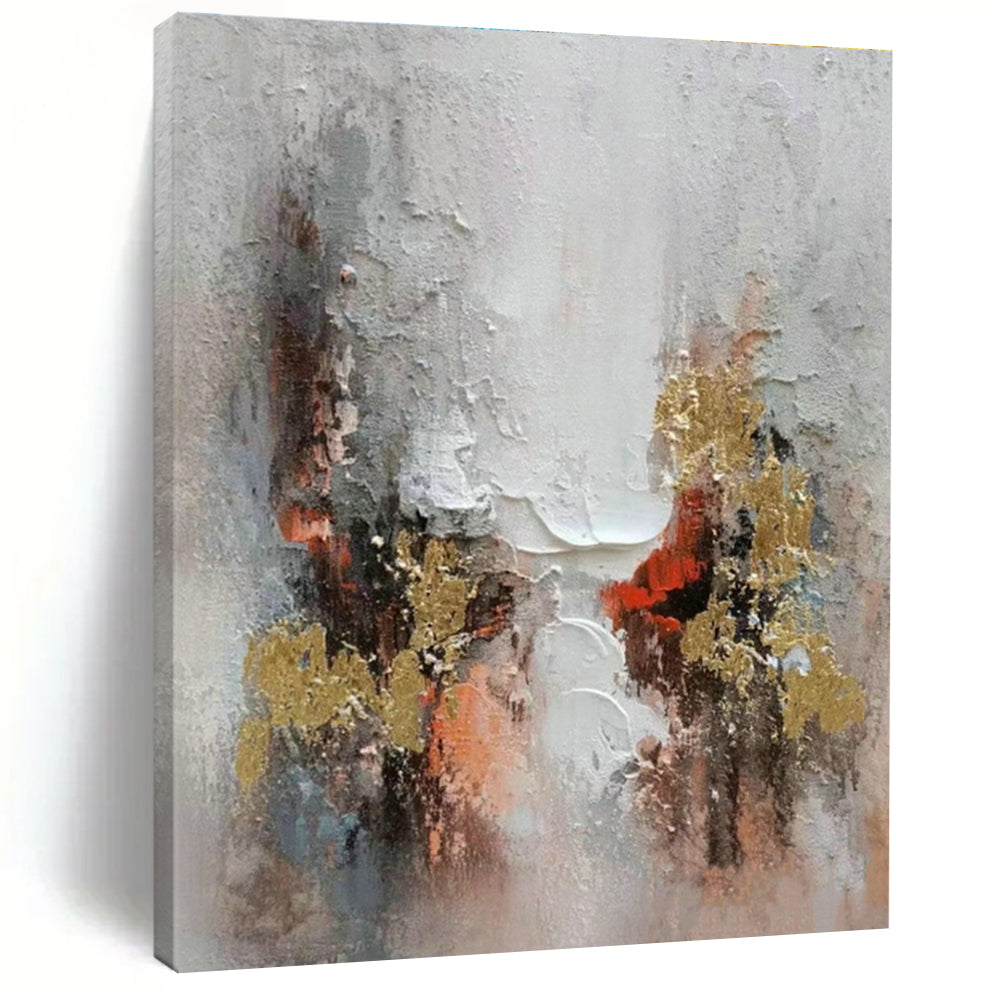 Handmade Extra-Large Abstract Painting for Dining Room & Entryway DLZ1175
