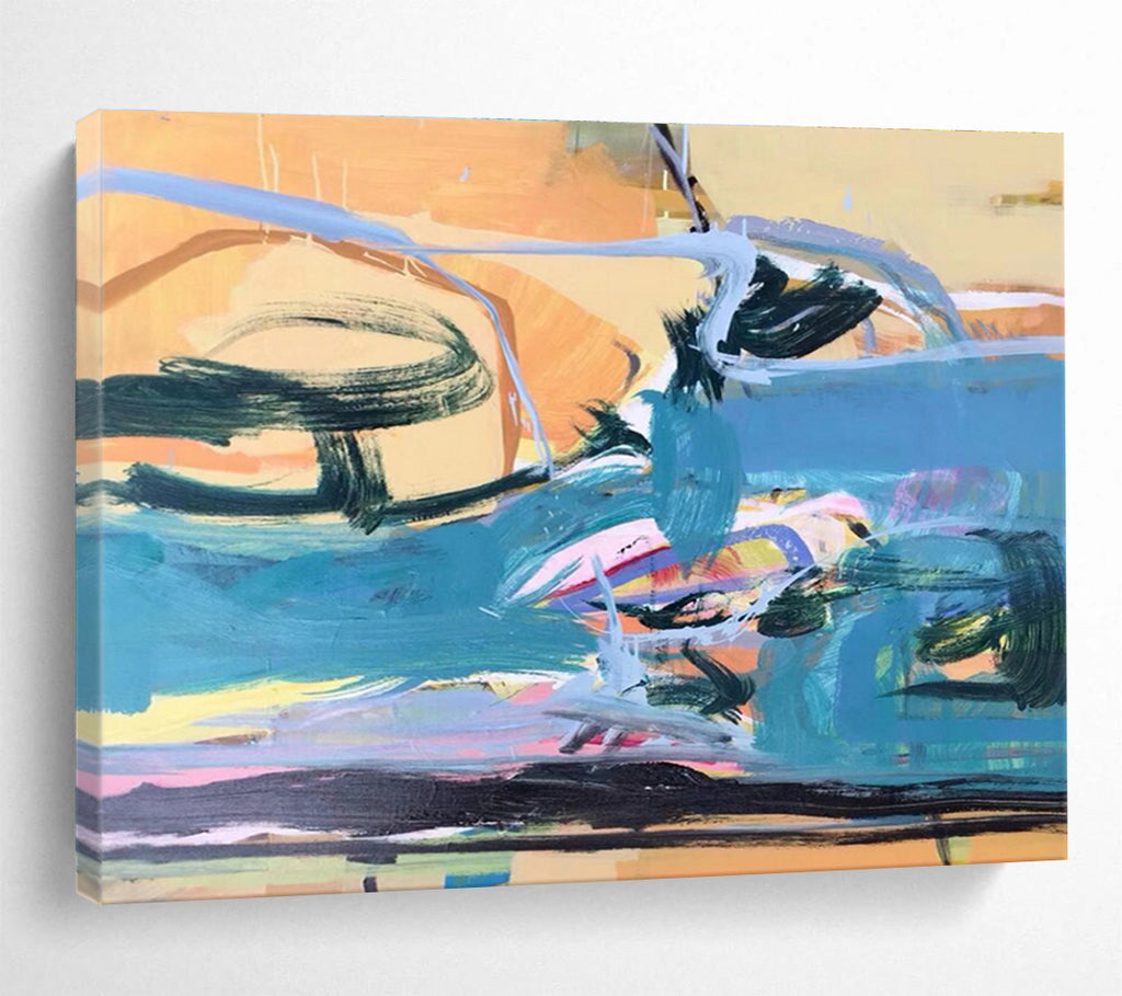 Vibrant Abstract Expression Abstract Painting THY007