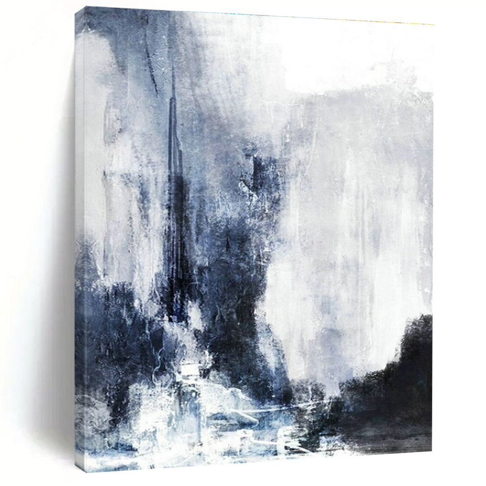 Oversized, Customizable Hand Painted Abstract Art for Bedroom & Entryway DLZ2037