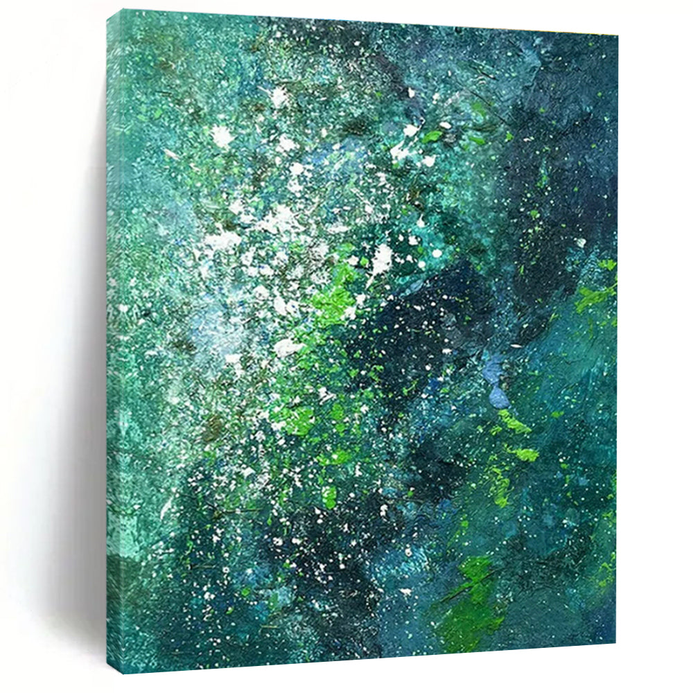 Handmade Abstract Art for Living Room and Cottage Entryway DLZ1593
