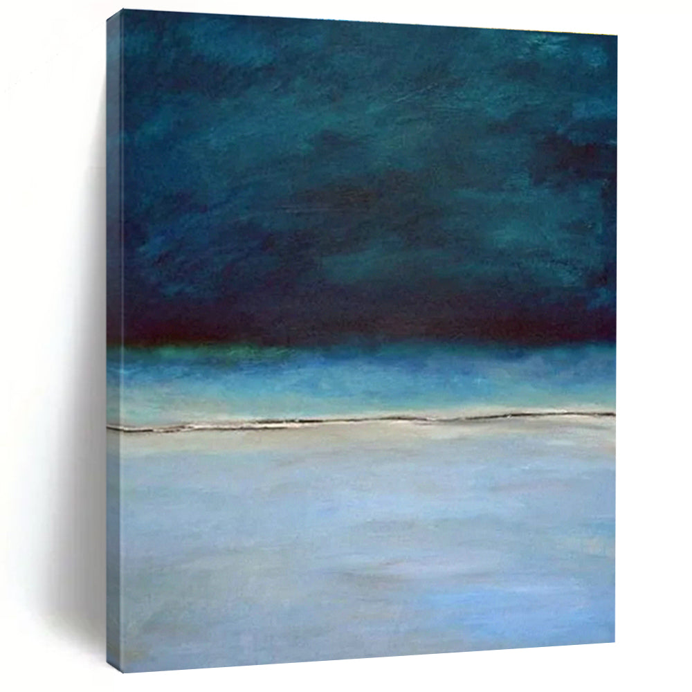 Oversized Abstract Hand - Painted Murals for Office Reception Area Reception Desk Drawer Liners & Bedroom Alcove Window Frame Mullions DLZ0945
