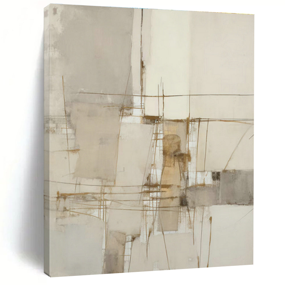 Extra - Large Handcrafted Abstract Art for Cottage Bedroom & Hallway DLZ1316