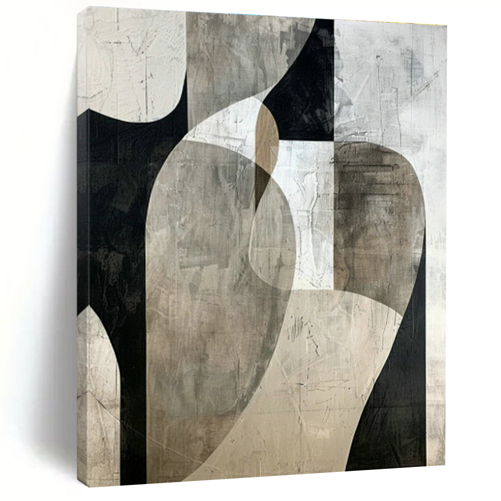 Handmade Grand - Sized Abstract Canvas for Cottage Living Room & Bedroom DLZ1319
