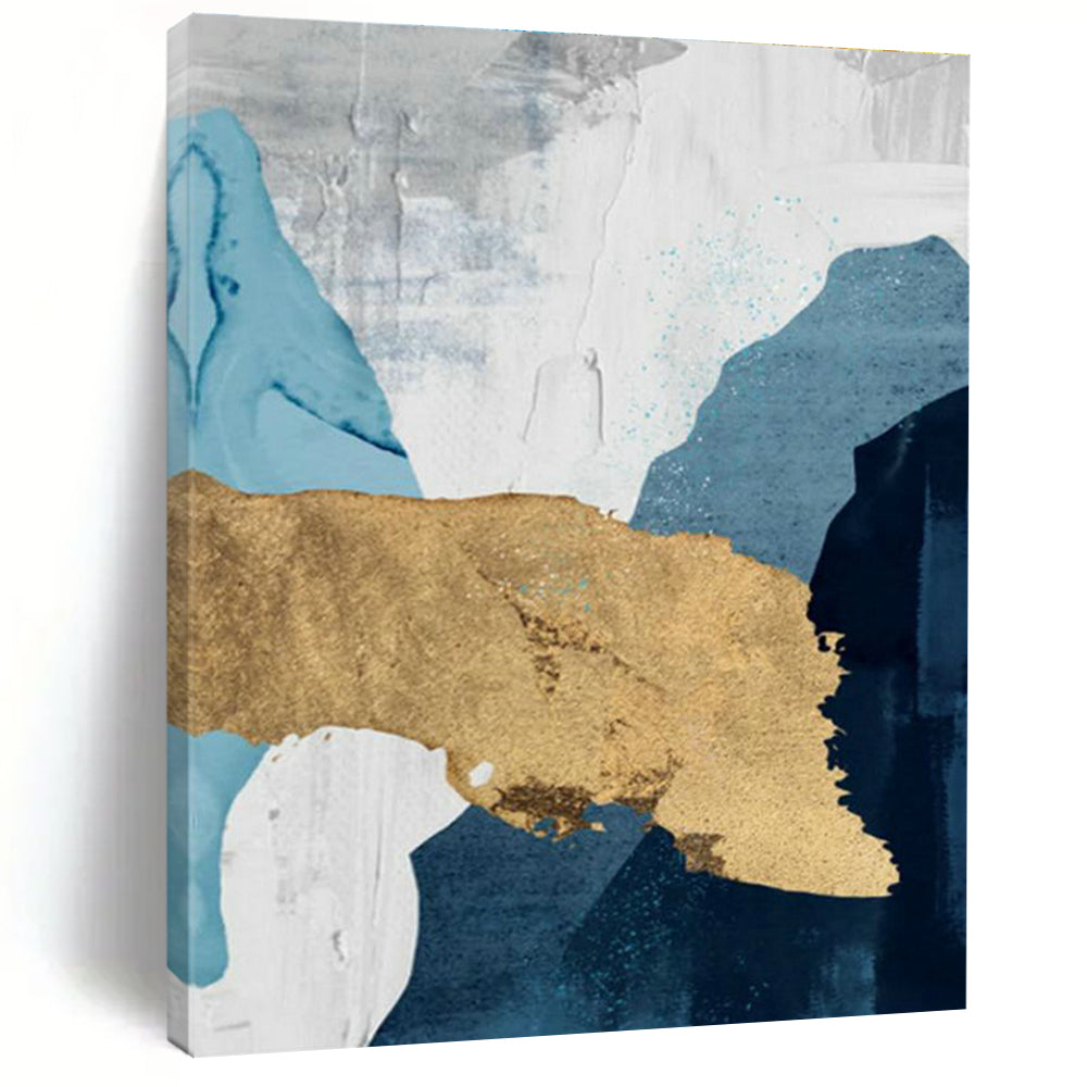Stupendous Custom - Designed Handmade Abstract Canvas for Office & Bedroom DLZ2227
