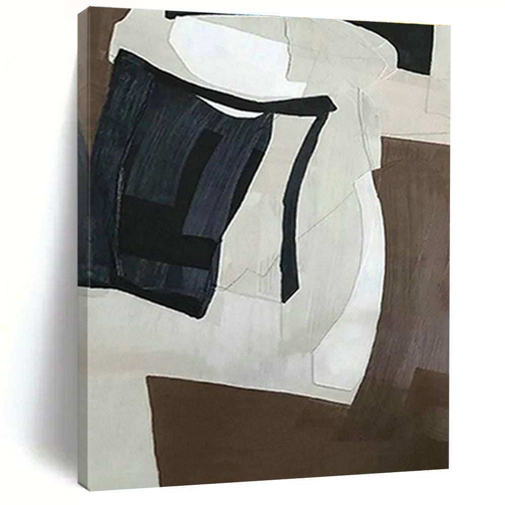 Custom Hand - Painted Abstract Art for Cottage Entryway Pet Feeding Station Backdrops & Office Break Room Microwave Cart Sides DLZ0879