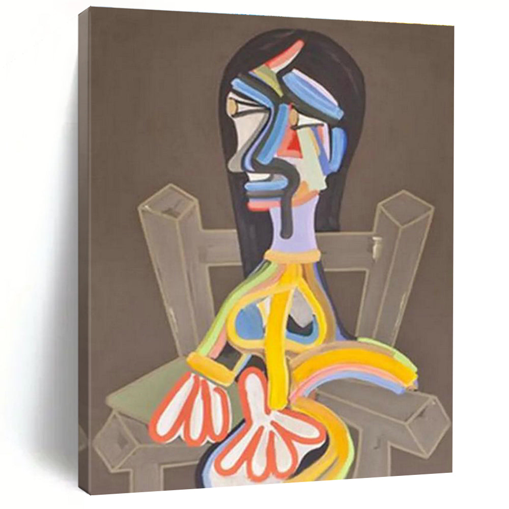 Massive Custom - Fit Hand Painted Abstract Artwork for Bedroom and Hallway DLZ2153