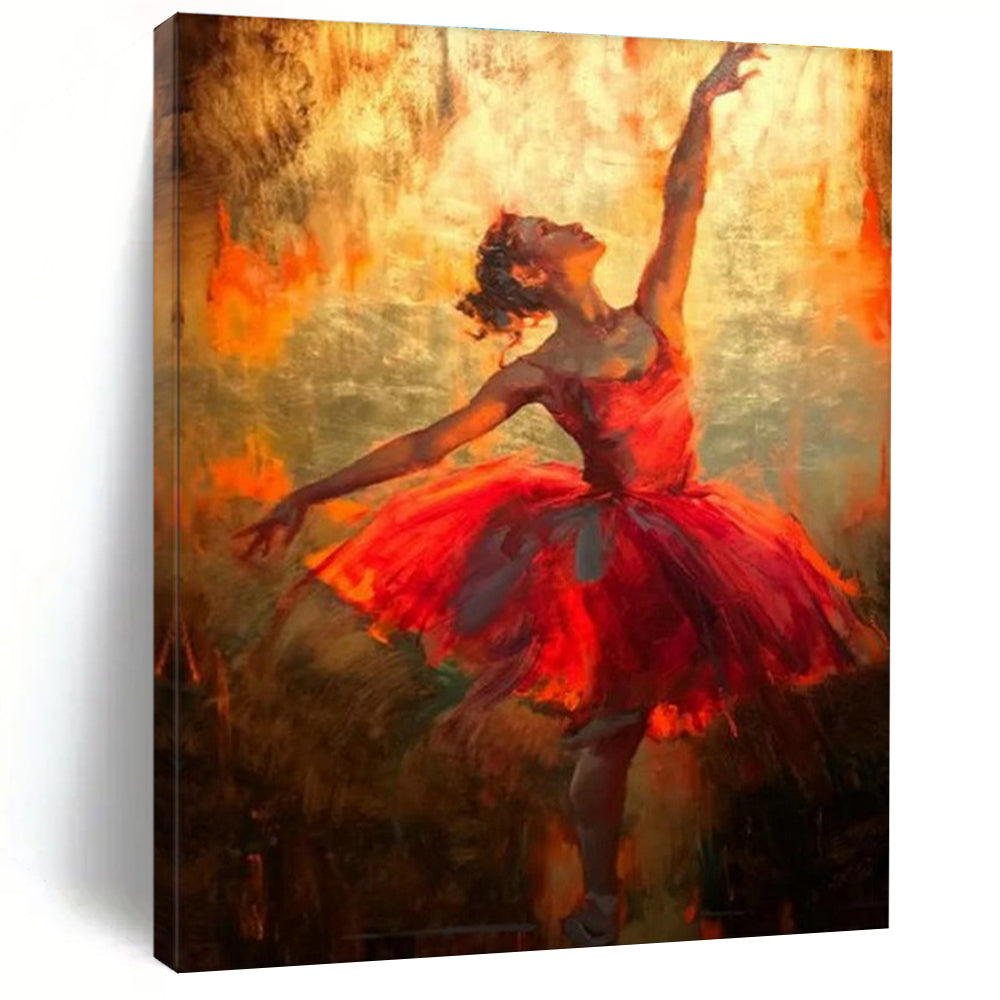 Oversized Hand-Painted Abstract Canvas for Office & Dining Room DLZ2339
