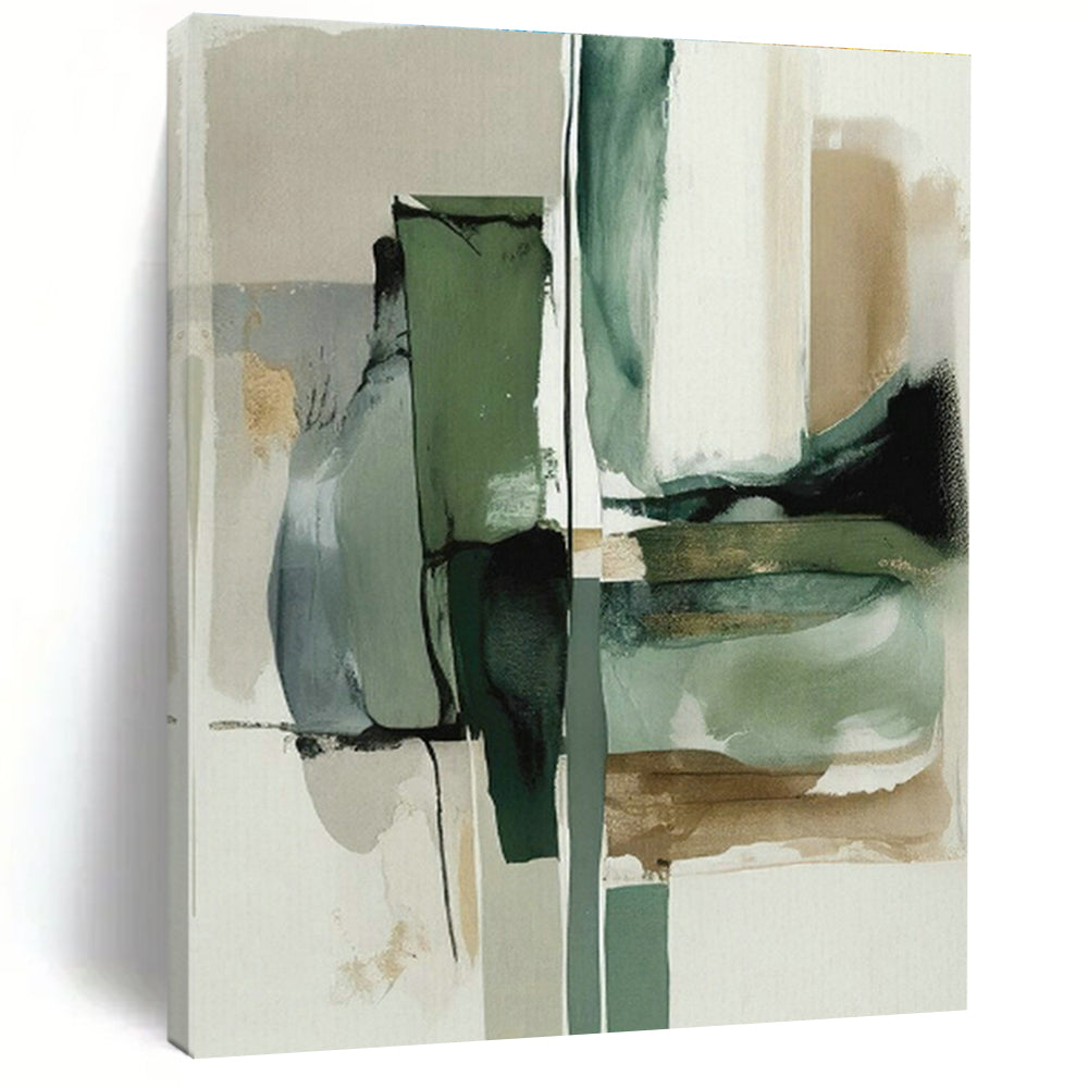 Customizable Handmade Abstract Canvas for Cottage Hallway and Cottage Bedroom DLZ1638