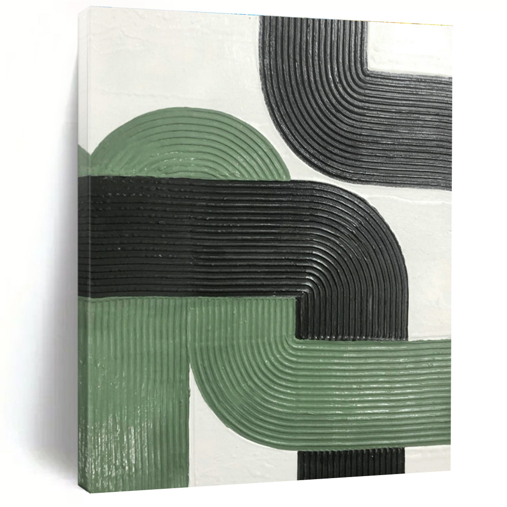 Custom-Made Extra Large Abstract Wall Hanging for Dining Room & Entryway DLZ1178