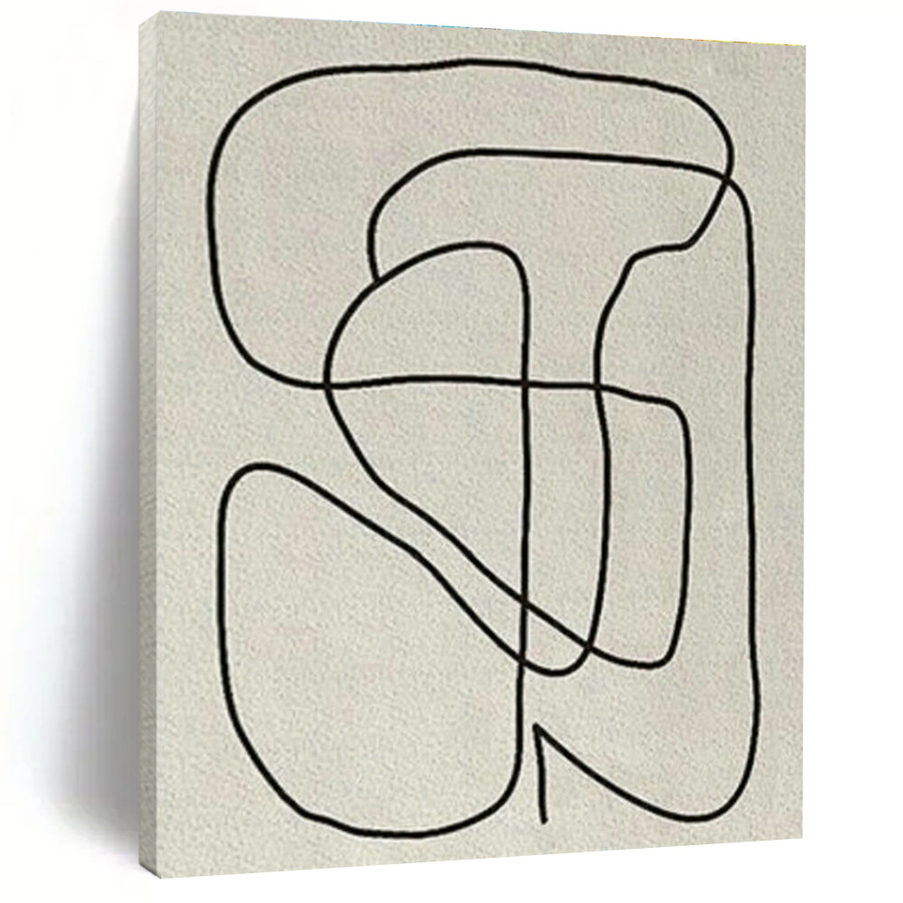 Large Hand-Painted Abstract Art for Bedroom and Hallway DLZ1527