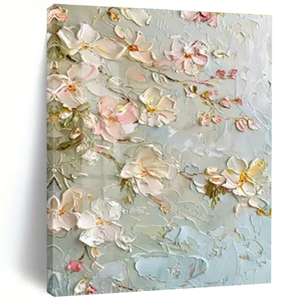 Hand - Painted Abstract Canvas Panels for Cottage Bedroom & Entryway DLZ1399