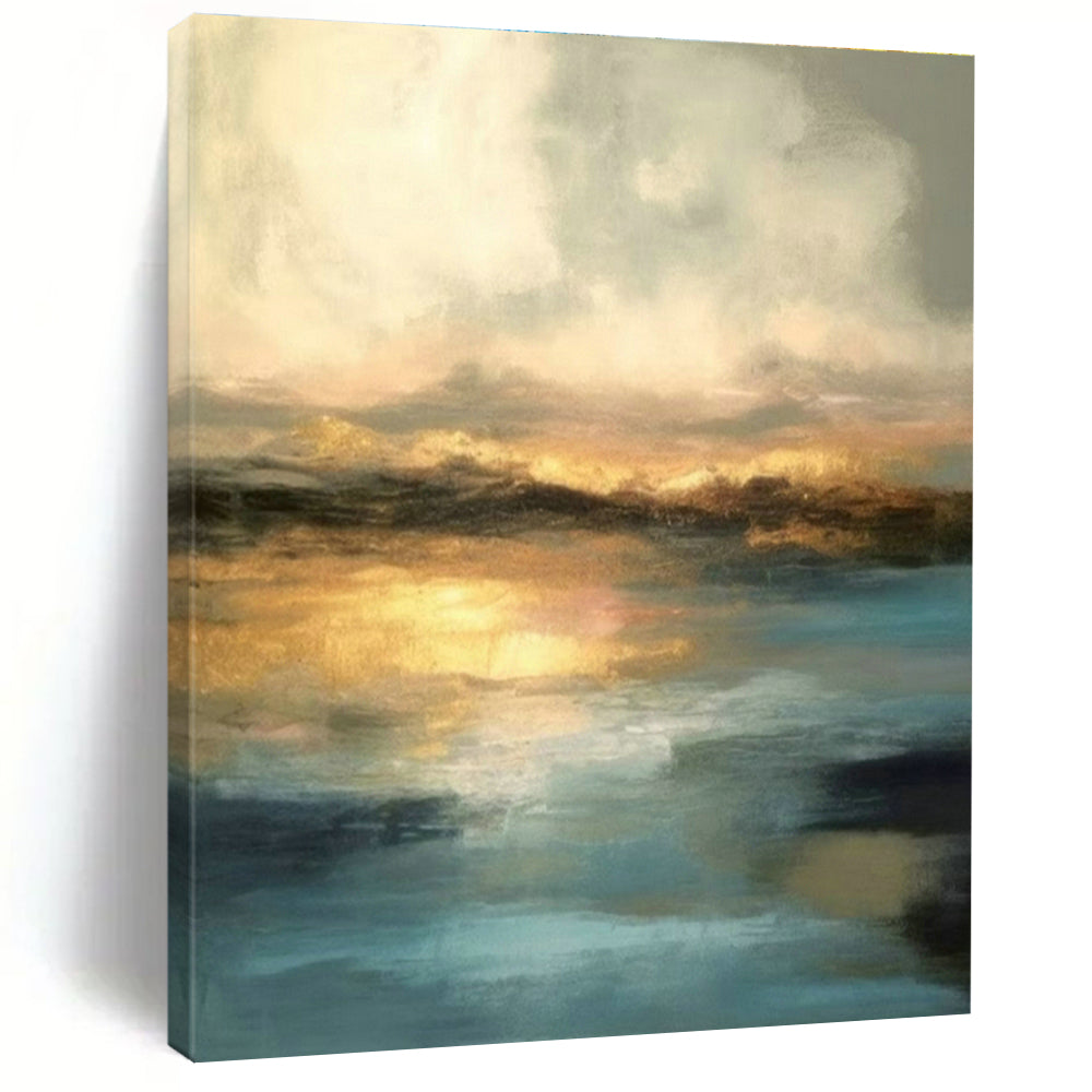 Handmade Abstract Wall Art for Cottage Living Room and Hallway DLZ1464