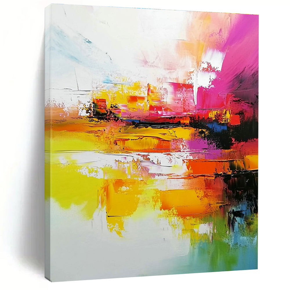 Colorful Abstract Painting with Vibrant Impressions GER553