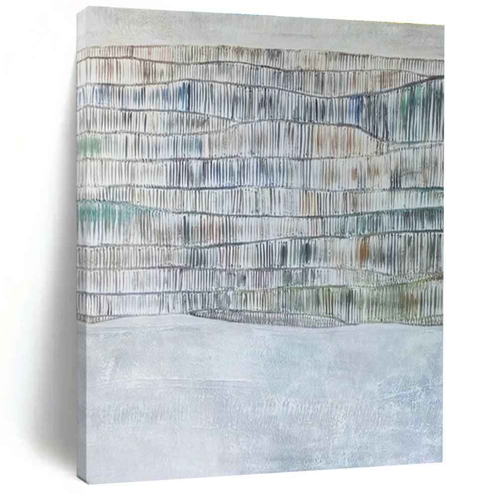 Expansive Bespoke Abstract Painting for Entryway & Dining Room DLZ1050