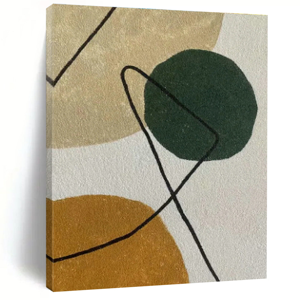 Custom - Crafted Hand - Painted Abstract Art for Cottage Office Nooks & Bedroom Reading Corners DLZ0583