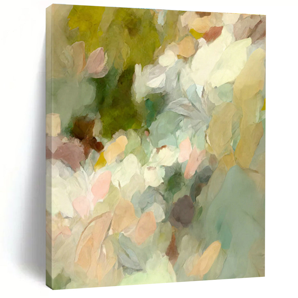 Custom Handmade Abstract Artwork for Cottage Bedroom & Entryway DLZ1359