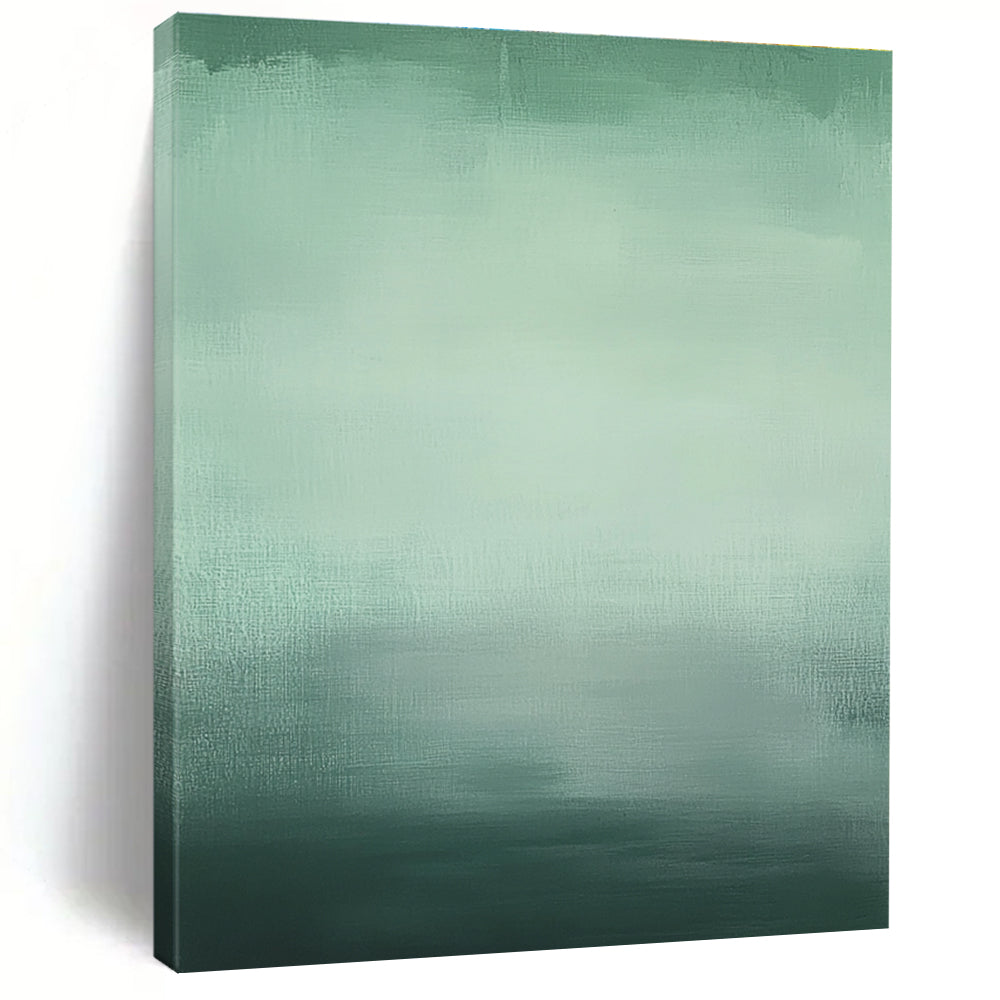 Gradient Green Hues Abstract Painting GER871