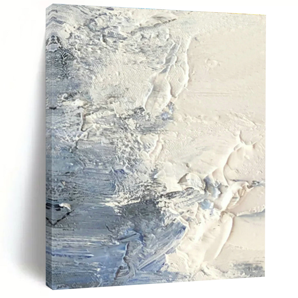 Mega-Sized Hand-Painted Abstract Mural for Cottage Bedroom & Entryway DLZ1272