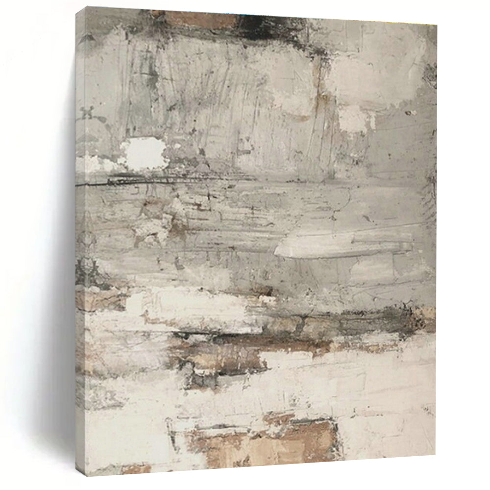 Large Customizable Hand-Painted Abstract Art for Living Room Media Wall and Entryway Console Table Backdrop DLZ1869