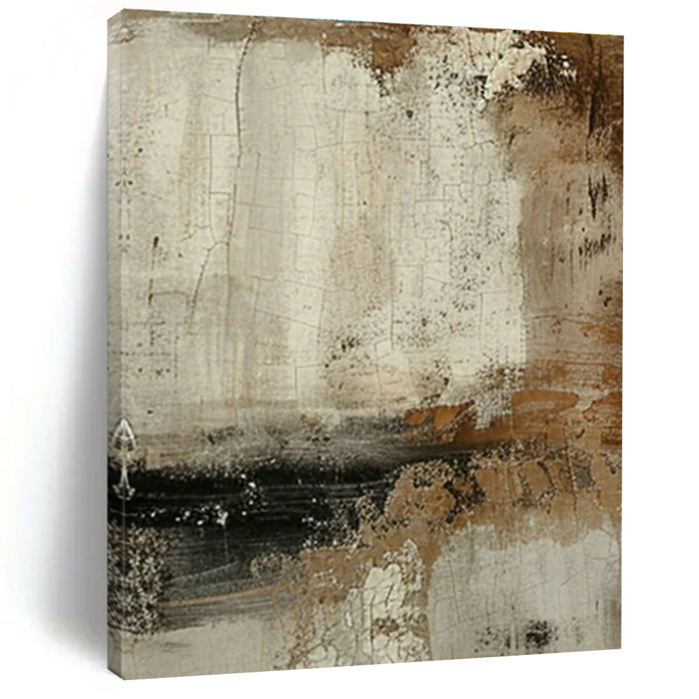 Custom - Made Hand - Painted Abstract Canvases for Bedroom Nightlight Backings & Cottage Hallway Broom Closet Doors DLZ0873