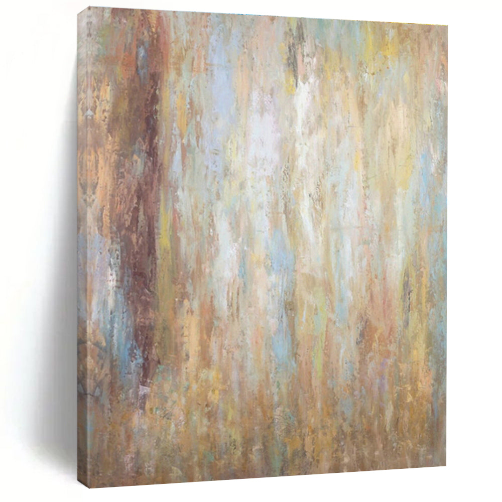 Large Hand-Painted Abstract Mural, a Creative Decoration for Office and Corridor DLZ0953