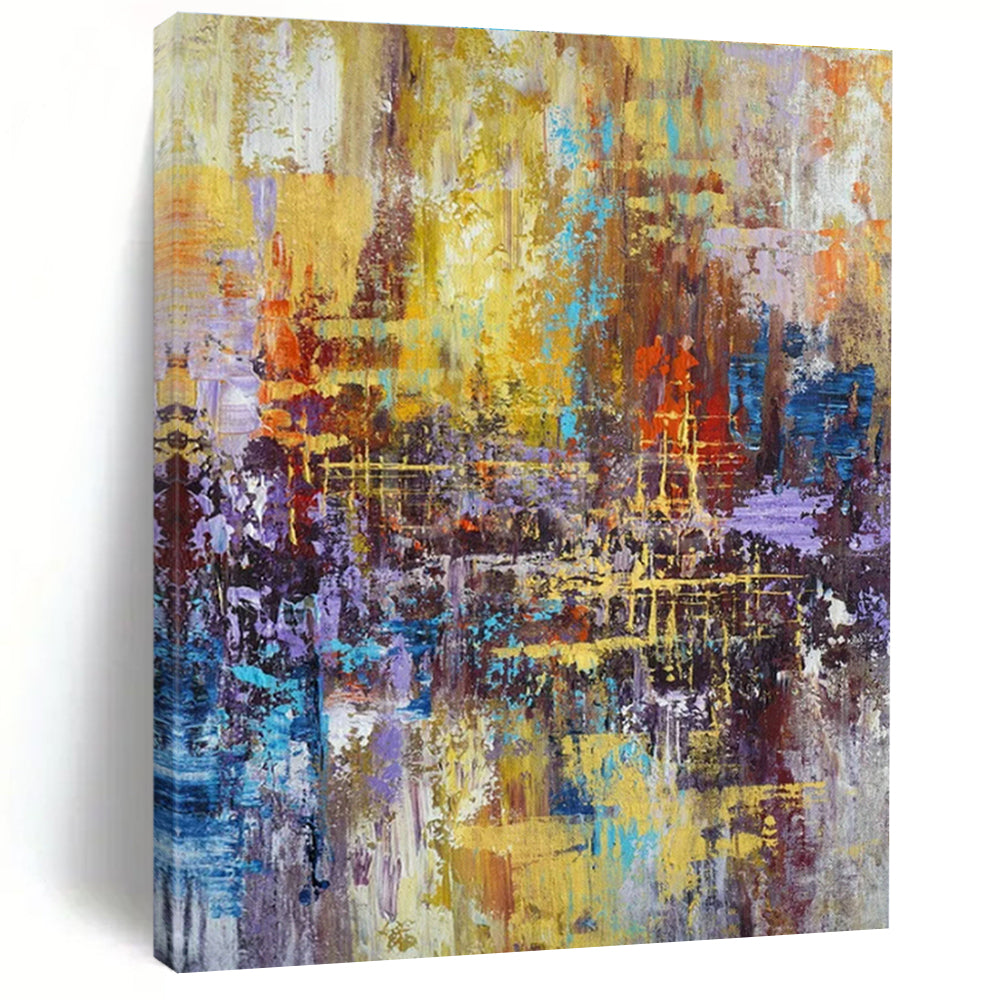 Hand-Crafted Abstract Wall Decor for Cottage Living Room Book Stacking Shelf Wall & Office File Folder Holder Wall DLZ1806