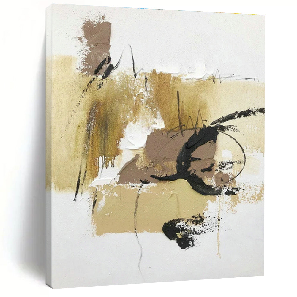 Handmade Abstract Wall Art for Cottage Office Reading Nook and Bedroom Dressing Area DLZ1679