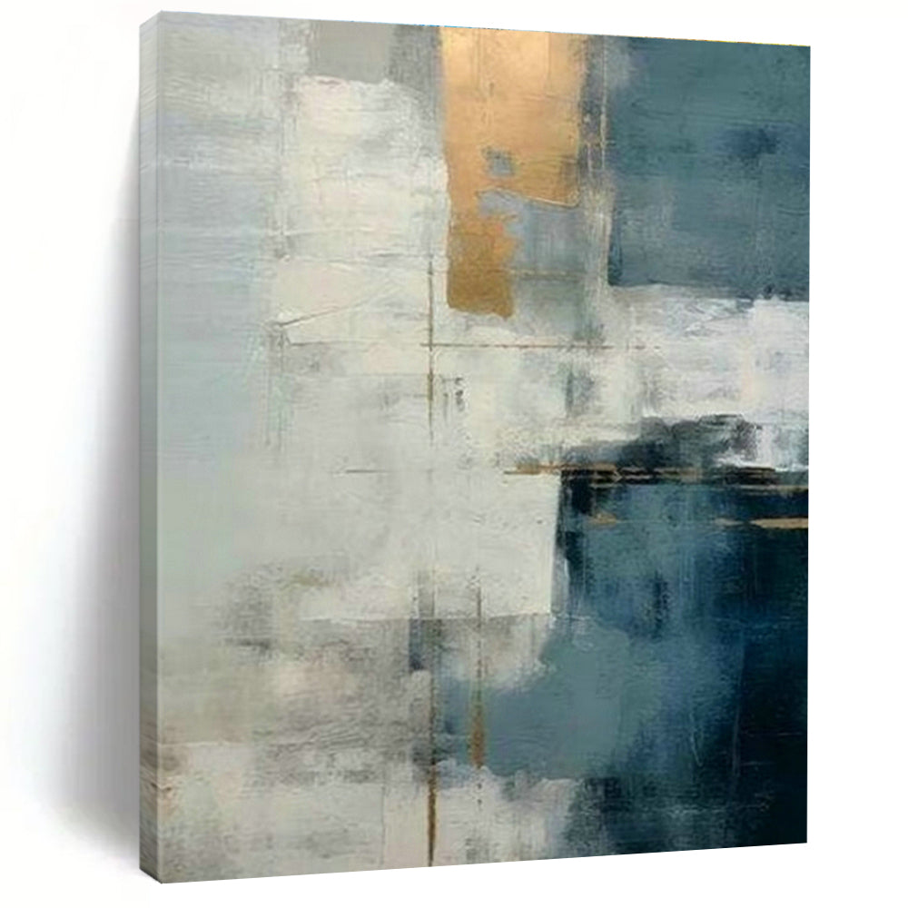 Stupendous Custom - Sculpted Handmade Abstract Canvas for Entryway & Cottage DLZ2120