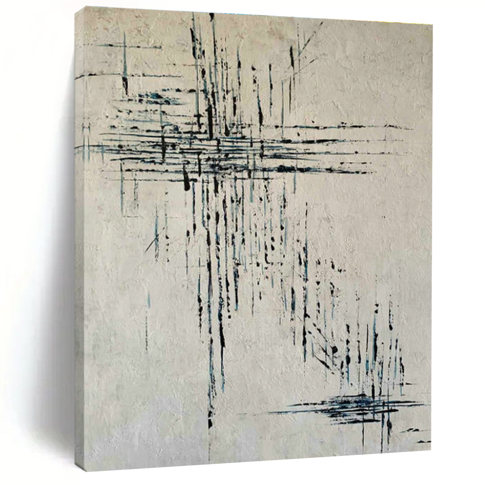 Large - Format Hand - Painted Abstracts for Office and Living Room DLZ0766