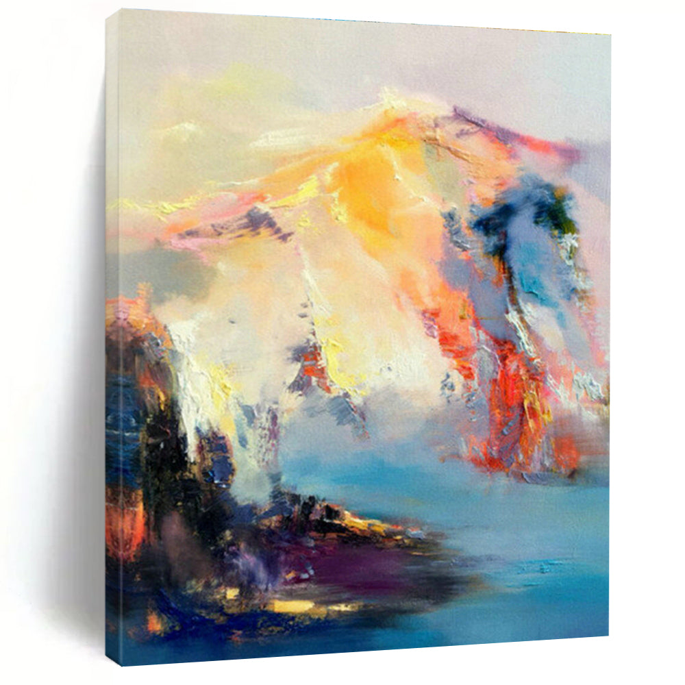 Monumental - Scale Tailored Abstract Painting for Dining Room & Entryway DLZ1068