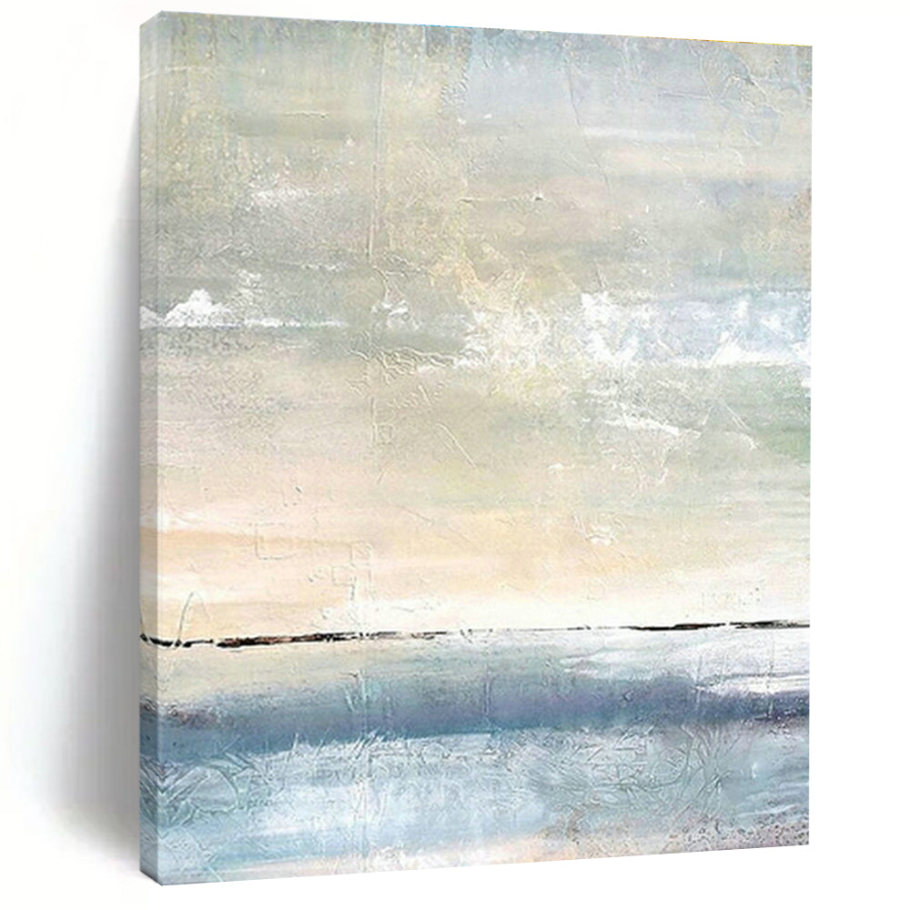 Oversized Hand - Painted Abstract Canvases for Bedroom Walk - in Closet Islands & Dining Room Server Carts DLZ0868
