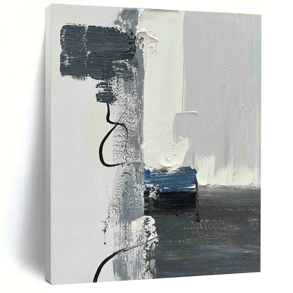 Custom Hand - Painted Abstract Art for Living Room Sectional Backs and Office Cubicle Dividers DLZ0800
