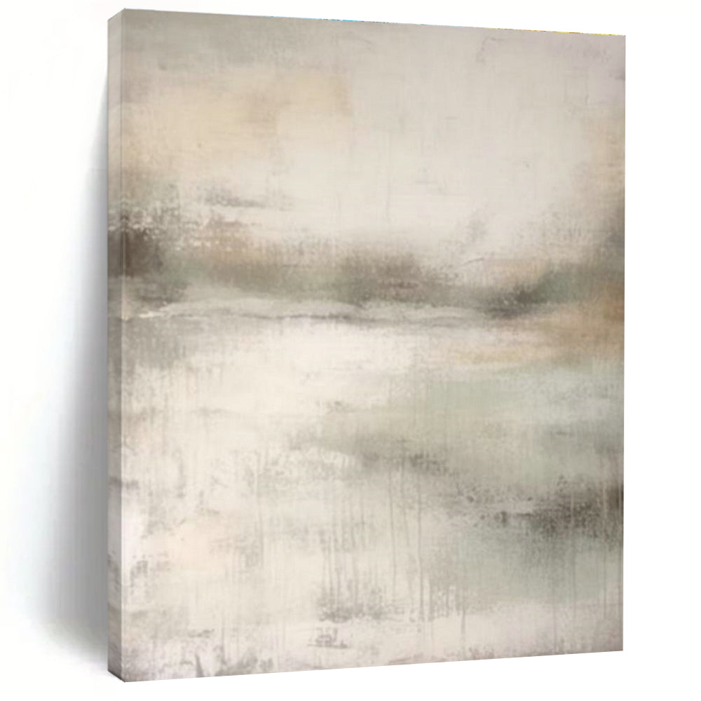 Handmade Abstract Canvas Art for Cottage Dining Room & Hallway Bend DLZ2368