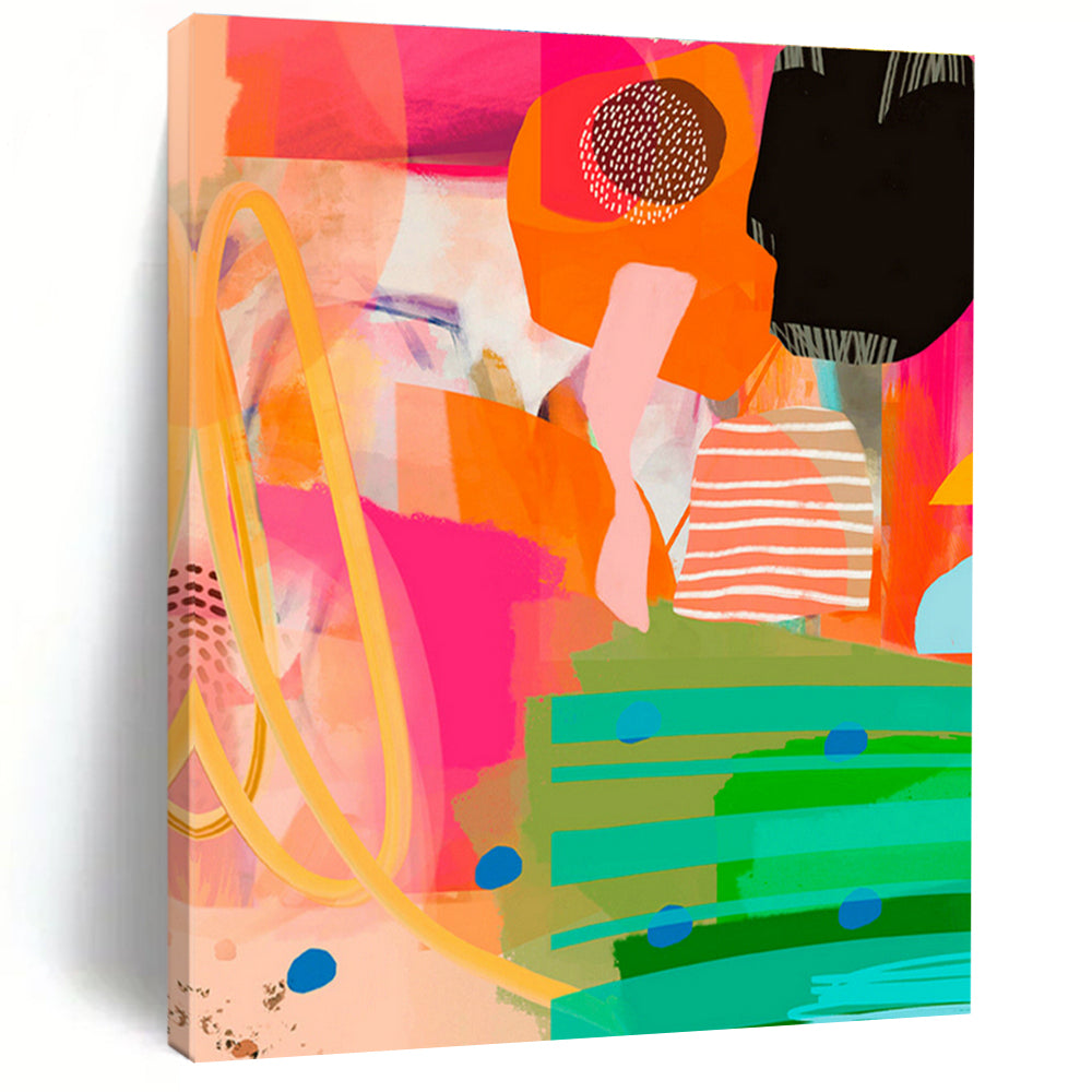 Abstract Hand - Painted Canvases for Office and Cottage Living Room DLZ0650