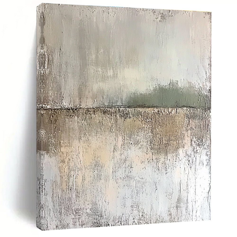 Textured Neutral Abstract Painting with Subtle Shades GER703