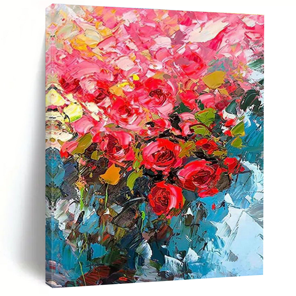 Mammoth Custom - Patterned Hand Painted Abstract Wall Art for Hallway & Cottage DLZ2132