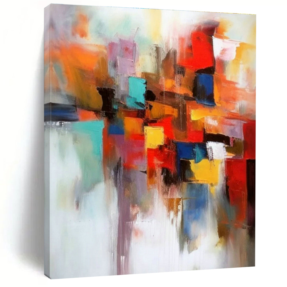 Handmade Abstract Wall Art for Cottage Living Room Bookend Display Wall & Office Pen Cup Holder Tray Wall DLZ1819