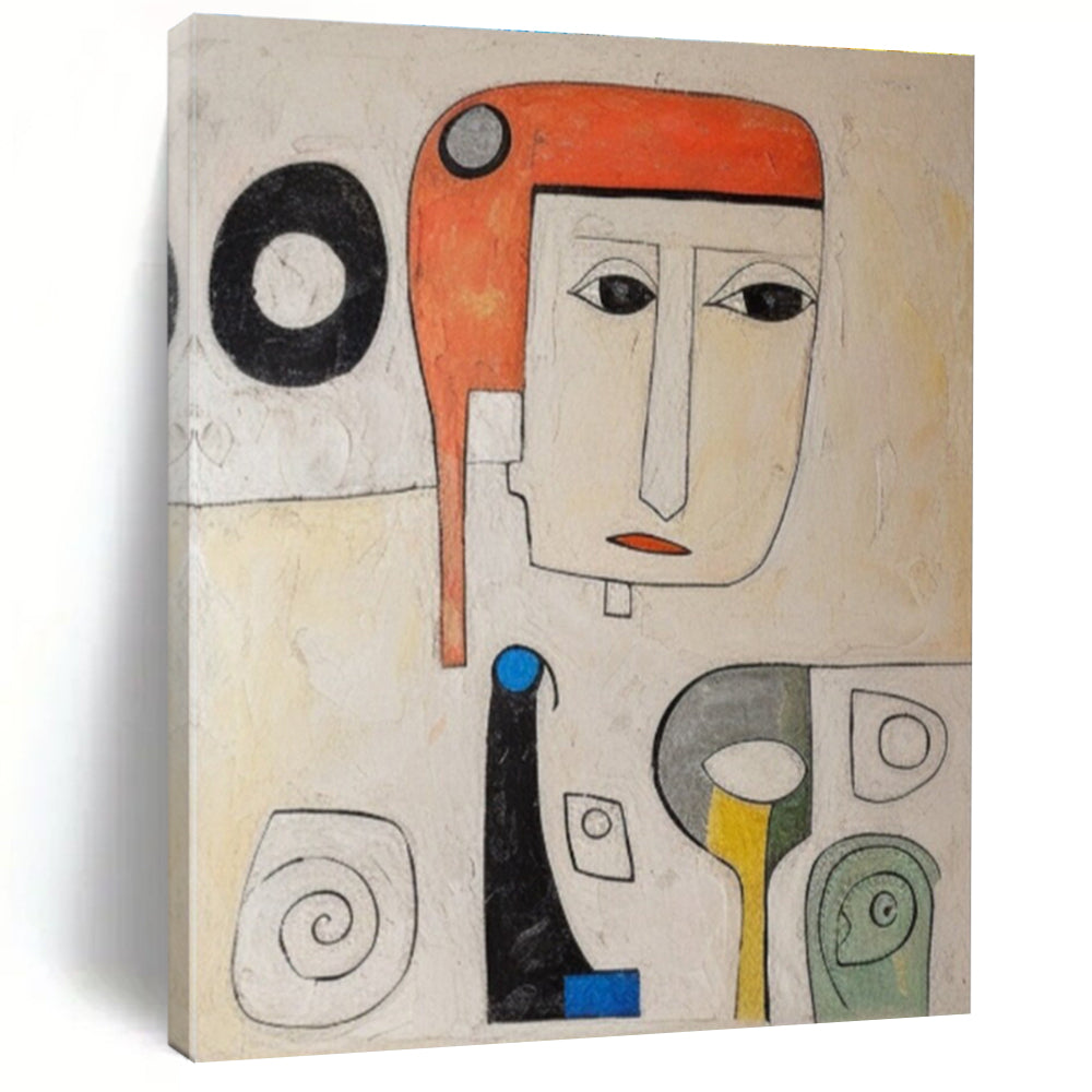 Colorful Abstract Portrait Painting ADGE004